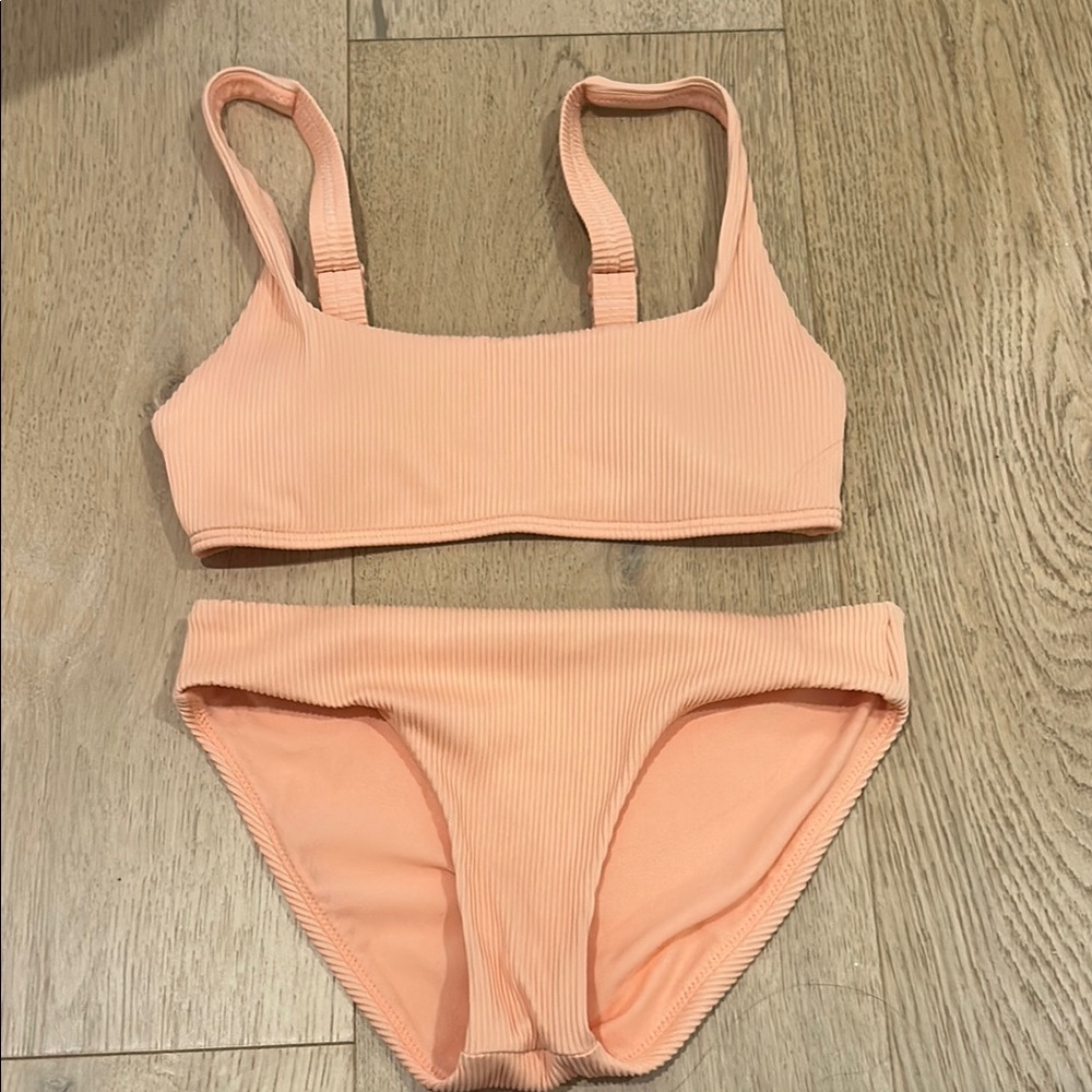 Roxy Peach Bikini Set